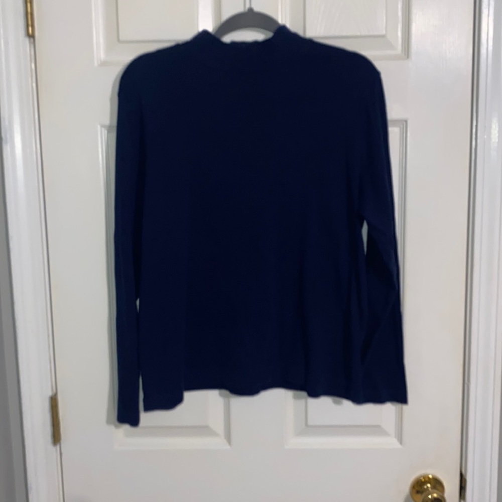 Navy blue turtleneck